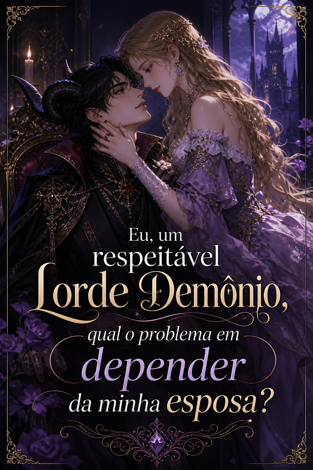 Eu, um respeitável Lorde Demônio, qual o problema em depender da minha esposa?